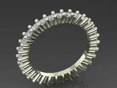 Band Ring 3D print model