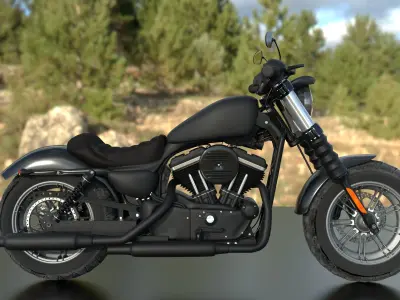 Harley Davidson Iron 883  3D model