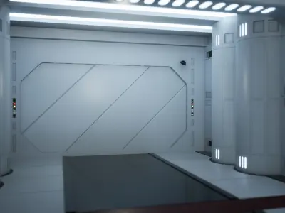 ISB Style room Low-poly 3D model