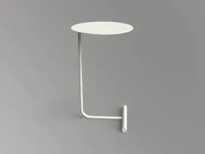 Mitzi Table white finish Low-poly 3D model