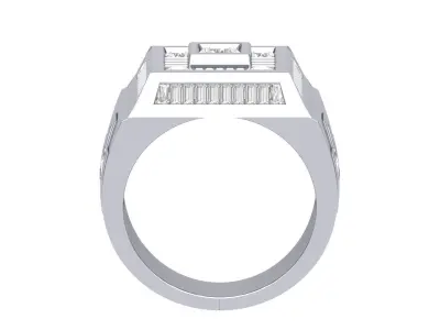 Man Soliter Ring  3D print model
