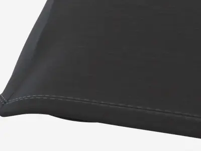 Strap Vest Top for Women Black Mockup 3D model