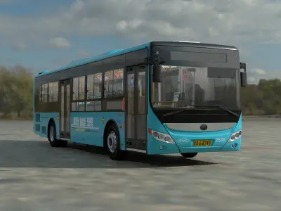 YUTONG ZK6125CHEVNPG4 bus 3D model