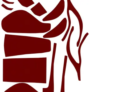 simple car chair leather work 3D model