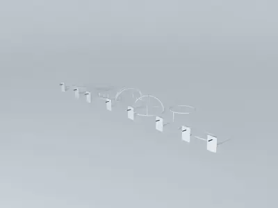 Line puck Free 3D model