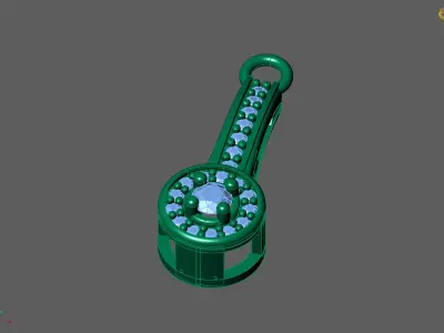 Women Pendants 3DM STL Pendant Renders Details 3D print model 3D print model