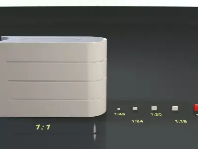 Tecpro Barrier 3D Print 1 is to 12 scale model 3D print model