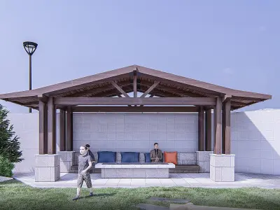 gazebo 3D model