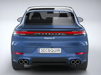 Porsche Cayenne S Coupe 2024 3D model