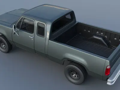 Dodge W150 Club Cab 1979 3D print model