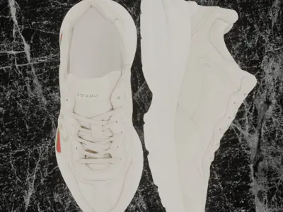 GUCCI RHYTON 3D SHOES Low-poly 3D model