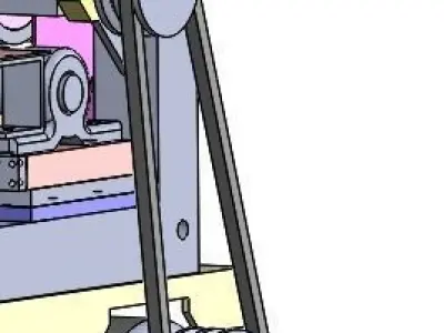 Grinding and polishing machine 3D model