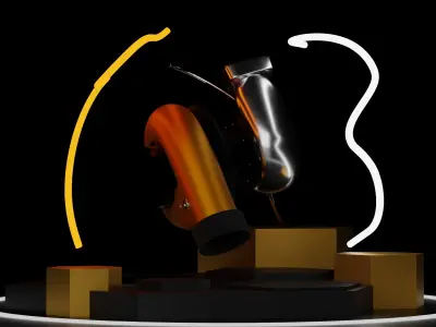 Golden Turbo 3D model