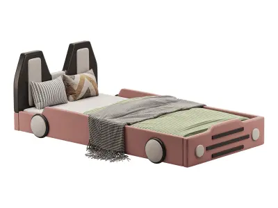 Twin Size Race Car 3D model