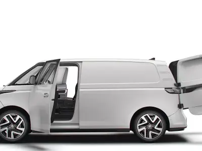 VW ID Buzz Cargo SWB HQInterior 2026 3D model