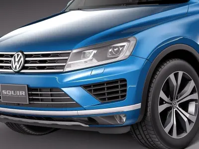 Volkswagen Touareg 2016 3D model