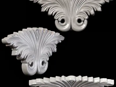 Classic carved 049 3D model