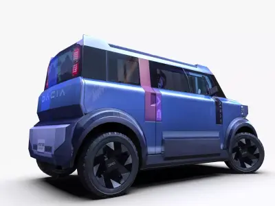 Dacia Hipster Concept 2026 Low-poly 3D model