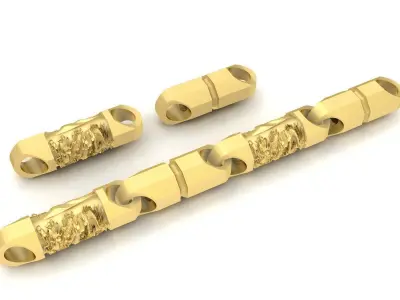 Luxury Chinese Dragon Connector Bead Jewelry 3628 3D print model