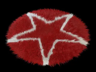 Carpet round Star 3D model