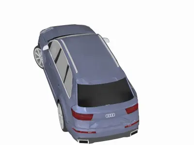 audi q7 2018 3D model