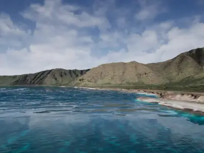 Oahu Hawaii  Landscape Unreal Engine  Free 3D model