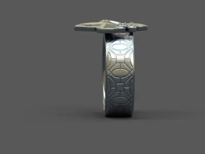 High-Quality 3D Ring Model Low-poly 3D model 29