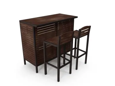 Libnah Bar Set 3D model