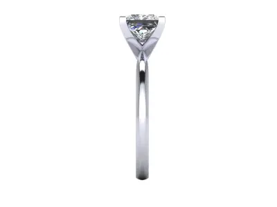 Solitaire Diamond Wedding Ring R1 3D print model purchase