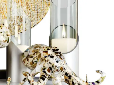 Decorative set 42 3D model