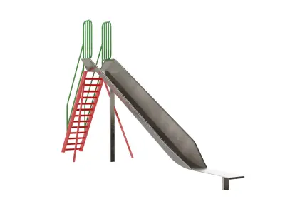 Play Park Slide Low-poly 3D model