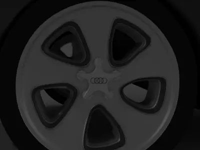  Audi a3 sportback 2013 Free low-poly 3D model