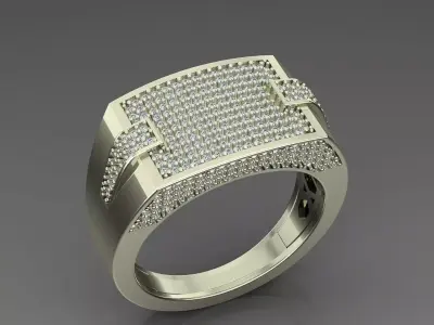 Band Ring 3D print model