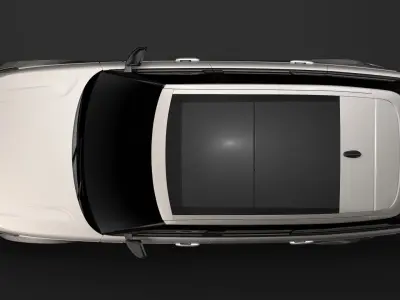 Range Rover Autobiography Hybrid LWB L405 2018 3D model