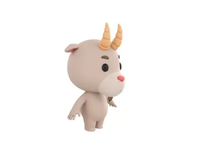 Character166 Goat 3D model