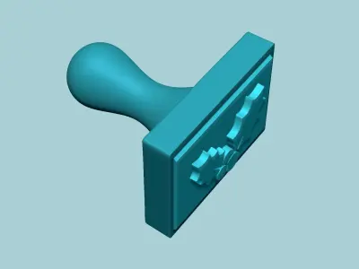Stamp 71 - Christmas Garland - Fondant Decoration Maker Toy 3D print model