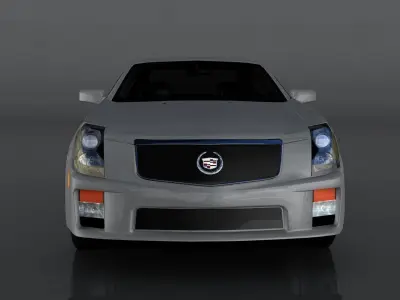 Cadillac cts-v Low-poly 3D model