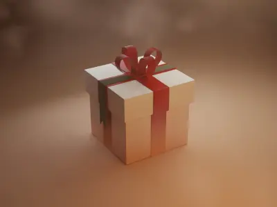 Gift Box 3D Model Free 3D model