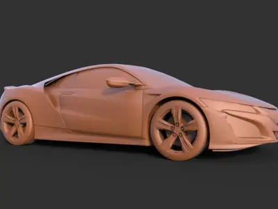Honda NSX II 3D print model
