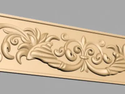 Carved Decor 3D model