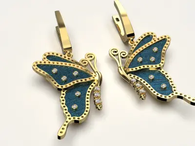 Roberto Bravo Earring  3D print model