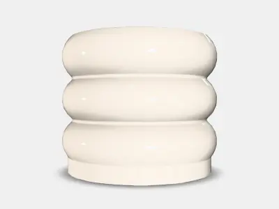 HASSELBUKETT Plant pot 1 Low-poly 3D model