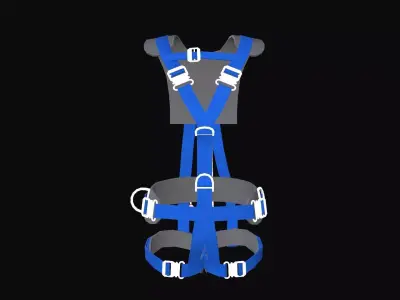Safety Harness Low-poly 3D model