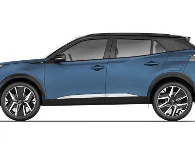 Peugeot e-2008 2024 3D model