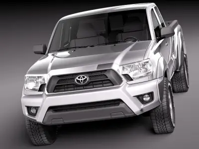 Toyota Tacoma Access Cab 2012 3D Model 3D model