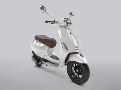 Vespa Low-poly 3D model