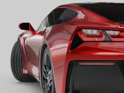 Chevrolet Stingray Corvette 3D model