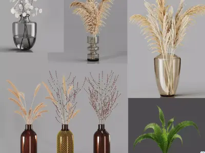 Hemase Collection Bouquet No1-5 3D model