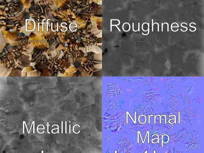 Stonefish Camouflaged Aquatic Creature Model Low-poly 3D model