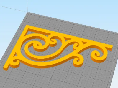 Set of 19 Corners for Decoration and shelving  3D print model